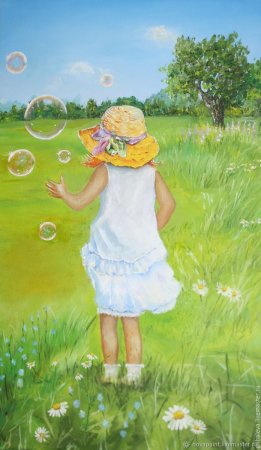 Детские летние иллюстрации