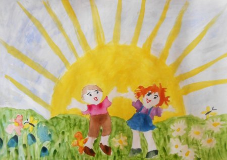 Рисование на тему день защиты детей
