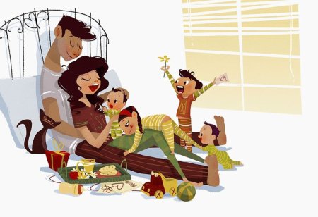 Семьи счастливые моменты