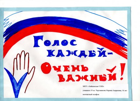 Рисунки ко Дню молодого избирателя