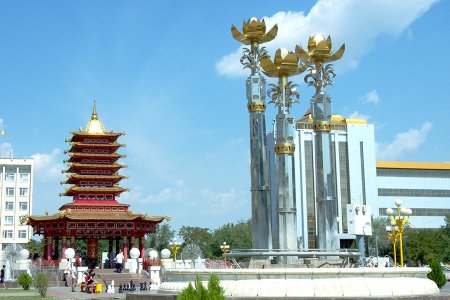 Город Элиста рисунок