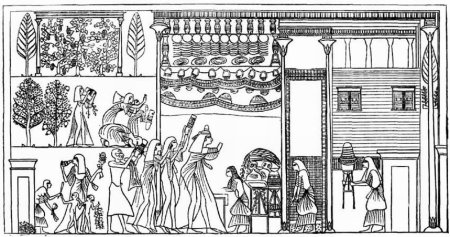 Дом египетского вельможи в древнем Египте