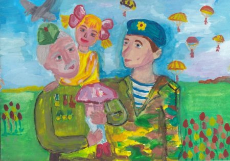 Конкурс детского рисунка посвященного Дню защитника Отечества