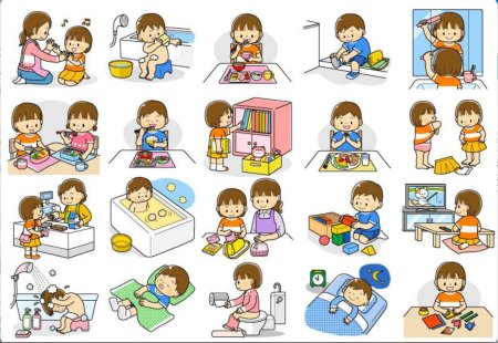 Daily activities для детей