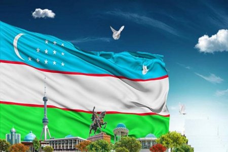 Узбекистан давлат БАЙРОГИ