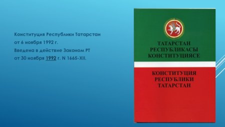 Конституция Республики Татарстан презентация