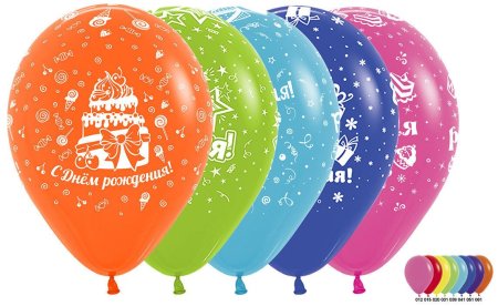 Атрибуты дня рождения на прозрачном фоне