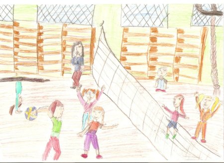 Рисунок на тему физкультура