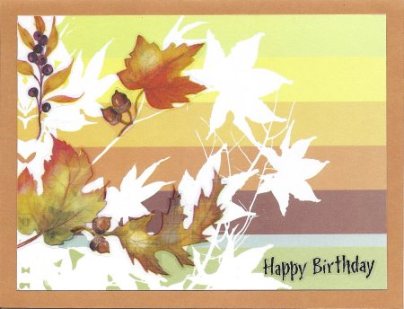 Happy Birthday осенние картинки