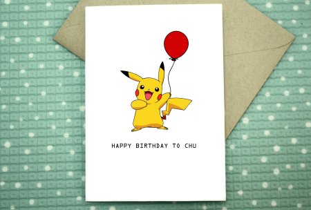 Пикачу сахарная печать