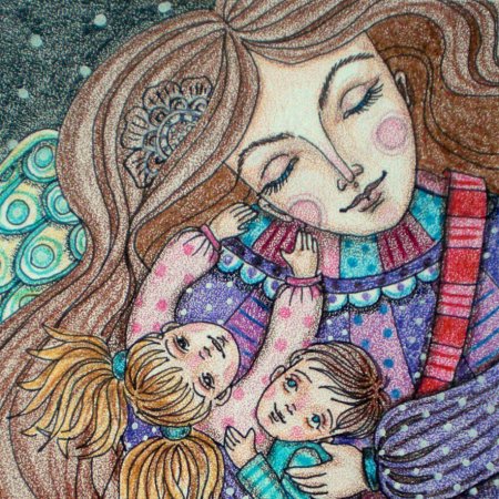 Рисунок ко Дню матери