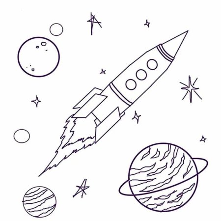 Рисунок на тему космос