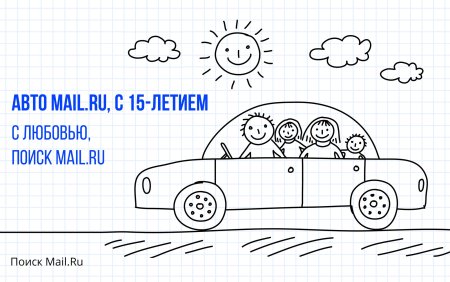 Семья в машине раскраска