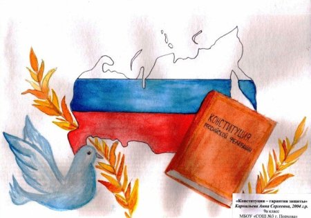 Рисунок на тему день Конституции
