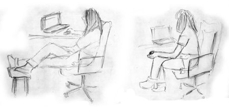 Эскиз бытового жанра