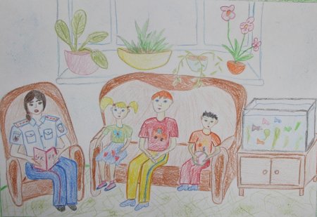 Рисунок один день из жизни моей семьи
