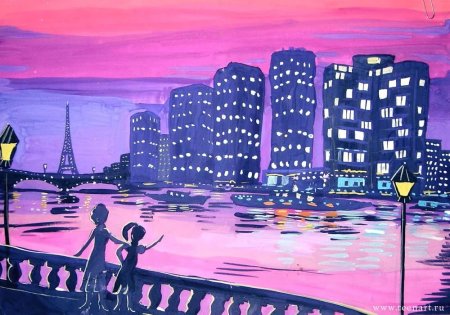 Перспектива в рисовании для детей