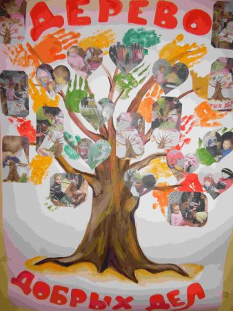 Дерево добрых дел старшая группа