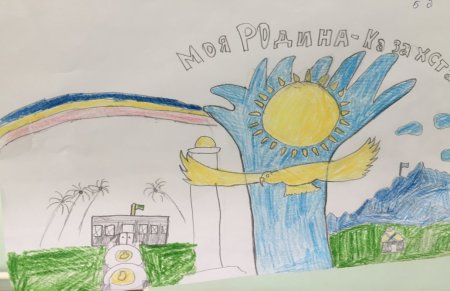 День независимости Казахстана рисунки