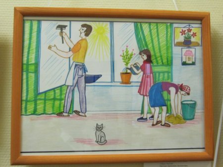 Быт семьи рисунок