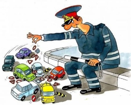 Детский рисунок полицейского