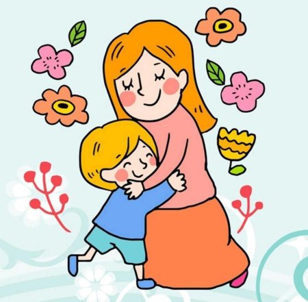 Рисунок маме на др