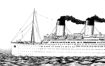 Раскраски Титаник и Британик