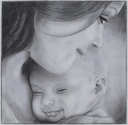 Красивый рисунок для мамы