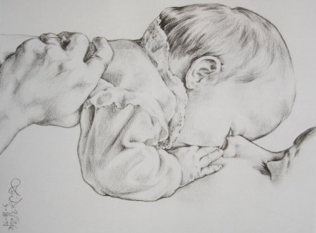 Трогательные рисунки карандашом