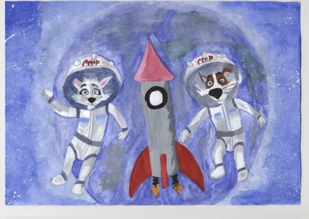 Рисунок на космическую тему