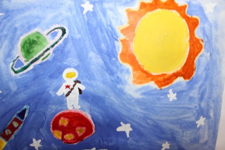 Рисунок на тему космос