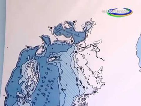 Аральское море на карте 2022