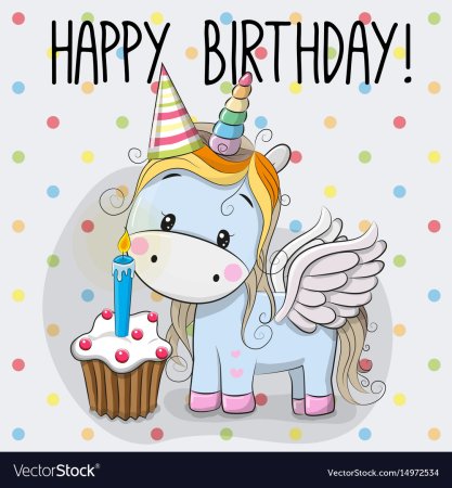 Единорожка с цветами