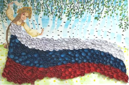 Поделка Россия Родина моя