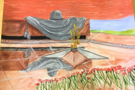 Рисование неизвестный солдат