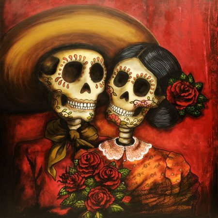 Мексика Санта Муэрте череп