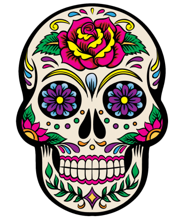 Мексиканский череп Калавера