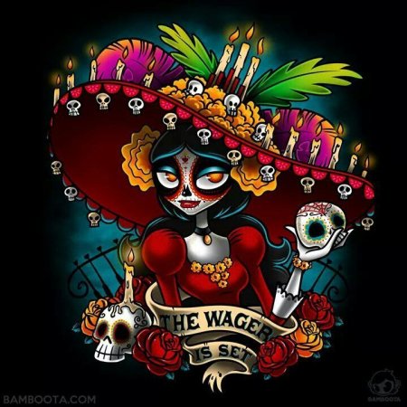 Мексиканские тату Муэрто