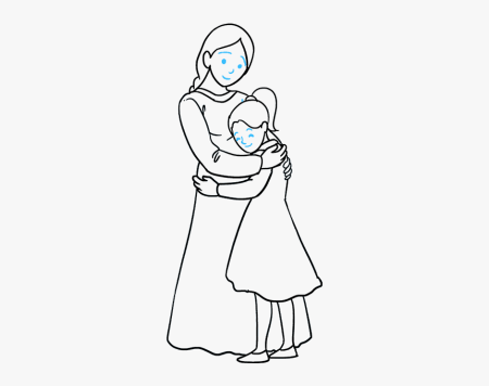 Рисунок мамы для срисовки