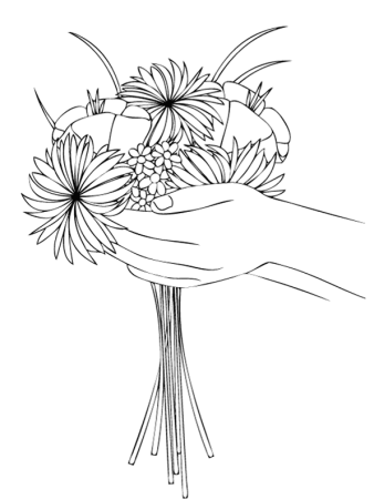 Раскраски для девочек цветы