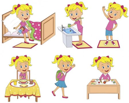 Режим дня для девочки