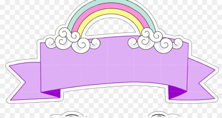 Рамочка для надписи с единорогом