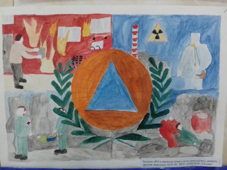 Рисунок на тему МЧС