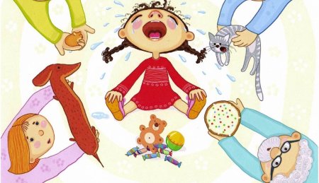 Ребенок капризничает рисунок