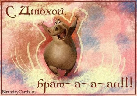 С днёмрождения брат от сестры