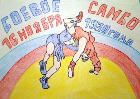 Плакат на тему самбо