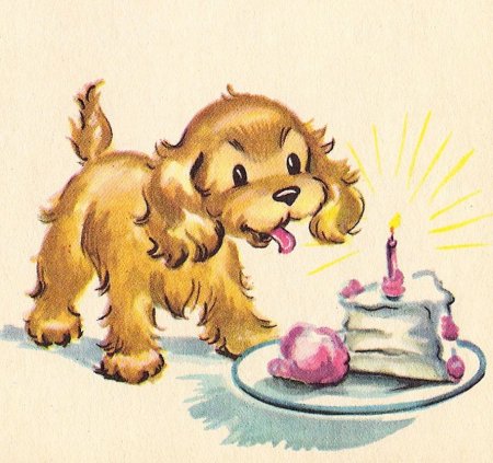 Открытки с днём рождения с собаками