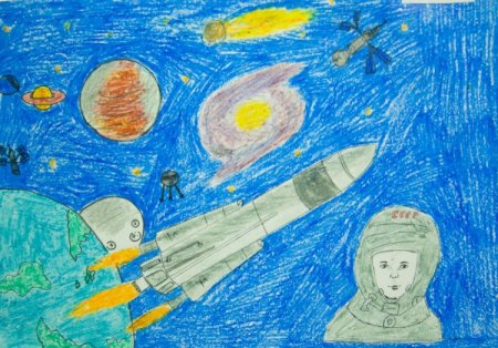 Рисунок на тему космос