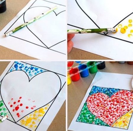 Подарок маме на день рождения красками