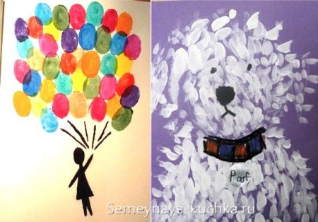 Поделки краски для 3 лет